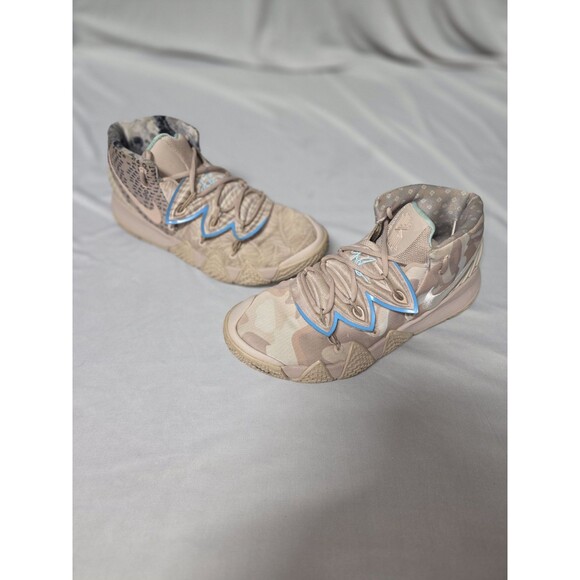Nike Kybrid S2 Desert Camo CQ9323-200 Beige Blue Men's Mid Top Basketball Sneak…